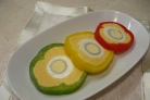 Сырые (фаршированные сыром) кольца перца