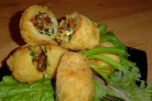 Картошка с ветчиной и сыром