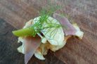 Закуска с маринованными огурцами