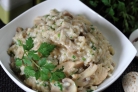 Ризотто с курицей и грибами