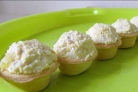 Тарталетки с курицей и сыром