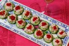 Канапе с крабовым мясом