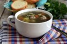 Суп овощной с фрикадельками