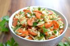 Салат с морковью и сыром "Фета"