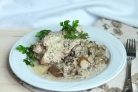 Курица с вешенками в мультиварке