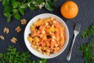 Салат из моркови, яблок и апельсина