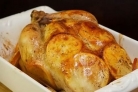 Курица, фаршированная апельсинами