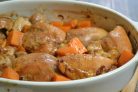 Тушеная картошка с курицей в духовке