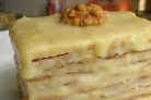 Слоеный торт со сгущенкой