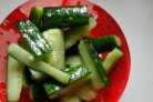 Засолка огурцов дольками