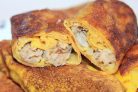 Тыквенные блины с начинкой