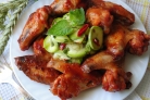 Куриные крылышки в маринаде (в духовке)