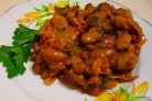 Мясо с фасолью