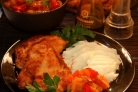 Куриное филе в яйце