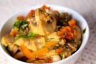 Овощное рагу с шампиньонами