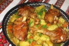Гусь с картошкой