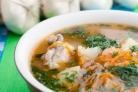 Суп с перловкой и курицей