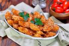 Картофель в сырной панировке