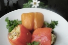 Перец под сливочным соусом