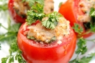 Помидоры, фаршированные курицей