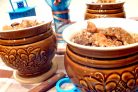Сушеные грибы в горшочках