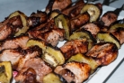 Шашлык из телятины с киви