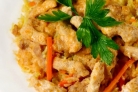 Мясо по-строгановски в мультиварке