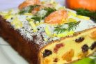 Кекс рождественский с мандаринами