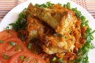 Рыба, тушенная с овощами