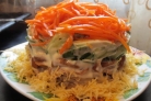 Салат из курицы с корейской морковью