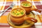 Жульен с курицей и лисичками