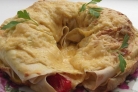 Лаваш с фаршем и сыром