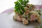 Салат из свиного сердца
