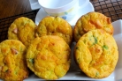 Кекс с ветчиной и сыром