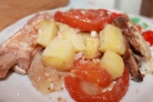 Рагу со свиными ребрами