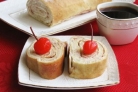 Блинные рулеты с творогом