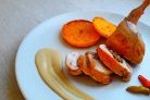 Кролик, фаршированный грибами