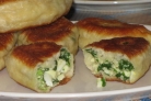 Жареные пирожки с луком