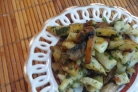 Жареная картошка с сушеными грибами