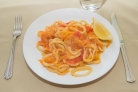 Жареные кальмары с овощами