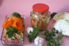 Баклажаны с капустой на зиму