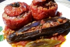 Овощи, фаршированные фаршем