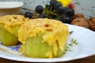 Кабачки, фаршированные фаршем
