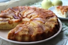 Постный яблочный пирог-перевертыш