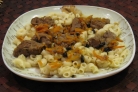 Тушеное мясо с морковью
