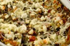 Лазанья с артишоком и шпинатом