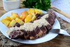 Французский перченый стейк