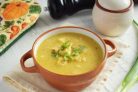 Гороховый суп с курицей на кокосовом молоке