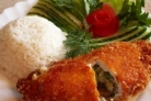Куриная грудка, фаршированная грибами