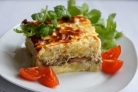 Запеканка с курицей и грибами